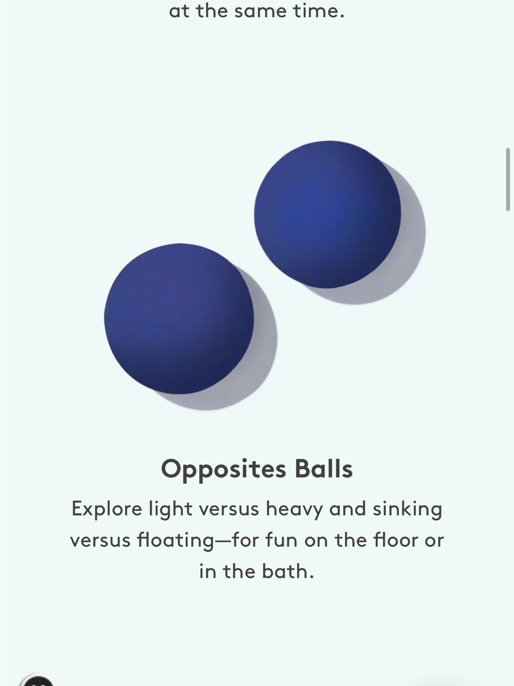 Lovevery opposite balls from the thinker play kit - Picture 4 of 5